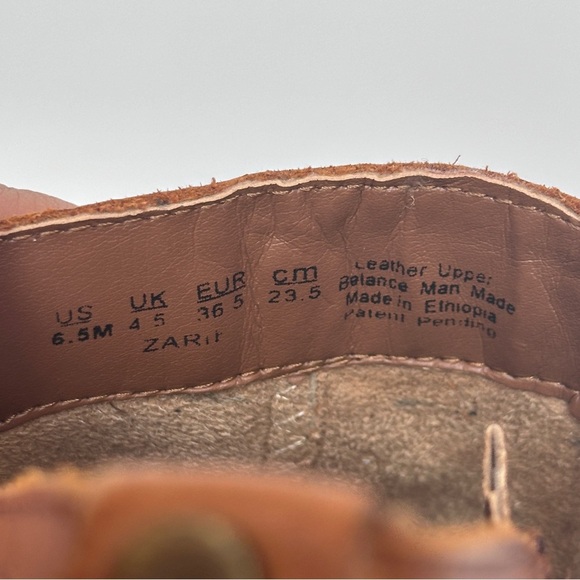 Naturalizer Zarie Bootie Saddle Tan Tumbled Leather Size 6.5 NWT - Picture 11 of 13